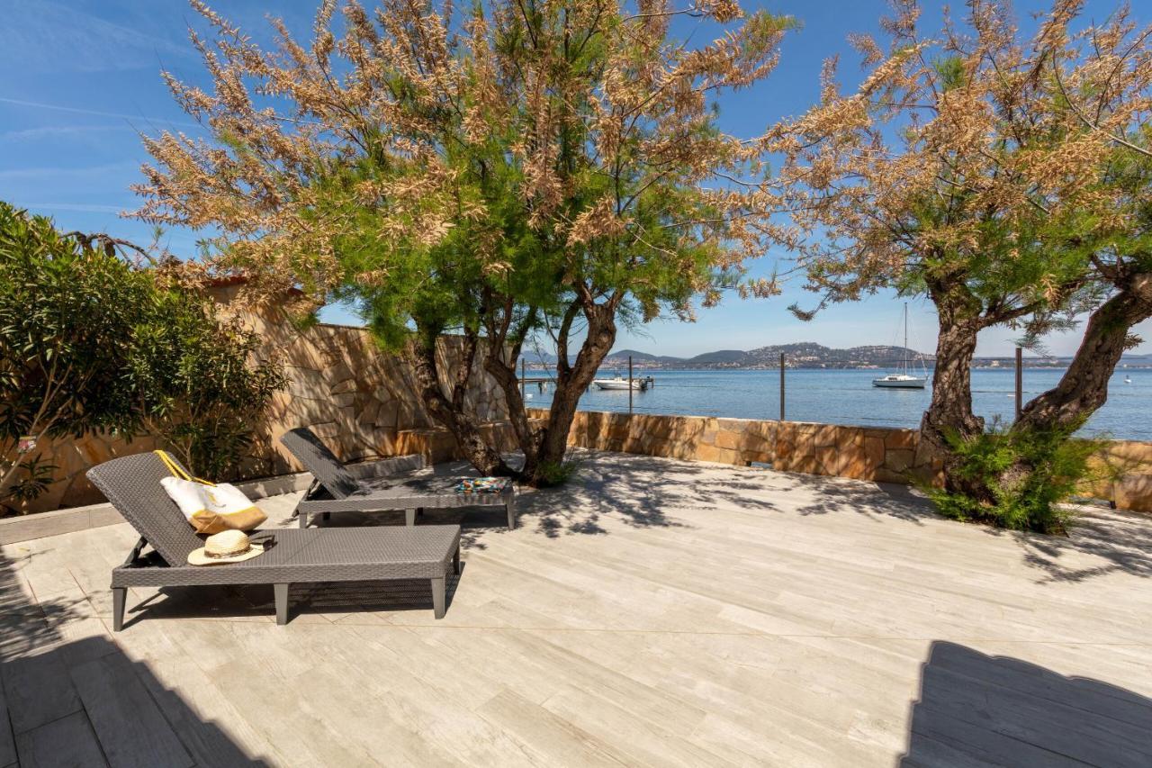 Mon Reve, Charmant Cabanon Les Pieds Dans L'Eau A La Madrague, Confortable Et Lumineux Hyères Exterior foto